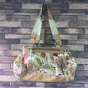 Womens Lily Bloom Woodland Creatures Shoulder Tote Bag